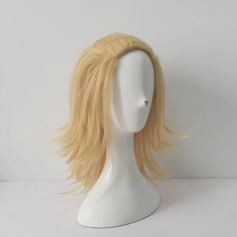 Высококачественные парики из аниме Токийский мстители Sano Manjiro светлые короткие