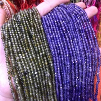 natural zircon crystal beads 2 3 4 mm faceted quartz loose beads for jewelry making necklace diy bracelet accessories