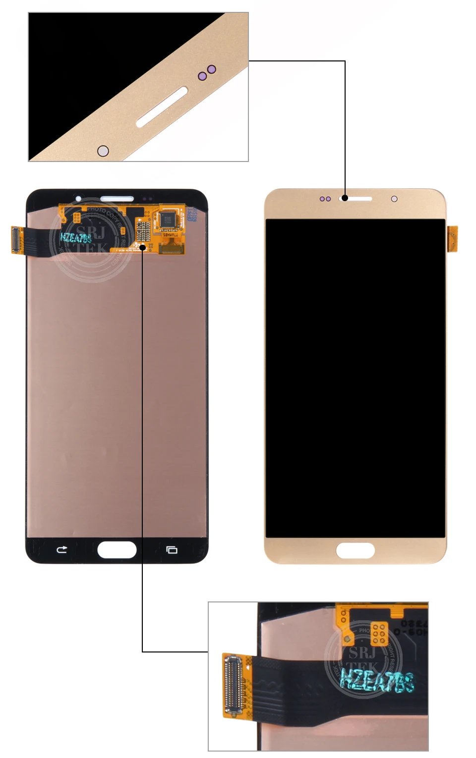 AMOLED/TFT Srjtek для SAMSUNG Galaxy A9 дисплей с сенсорным экраном дигитайзер панель в сборе для Galaxy A9 Pro A910 lcd A9100