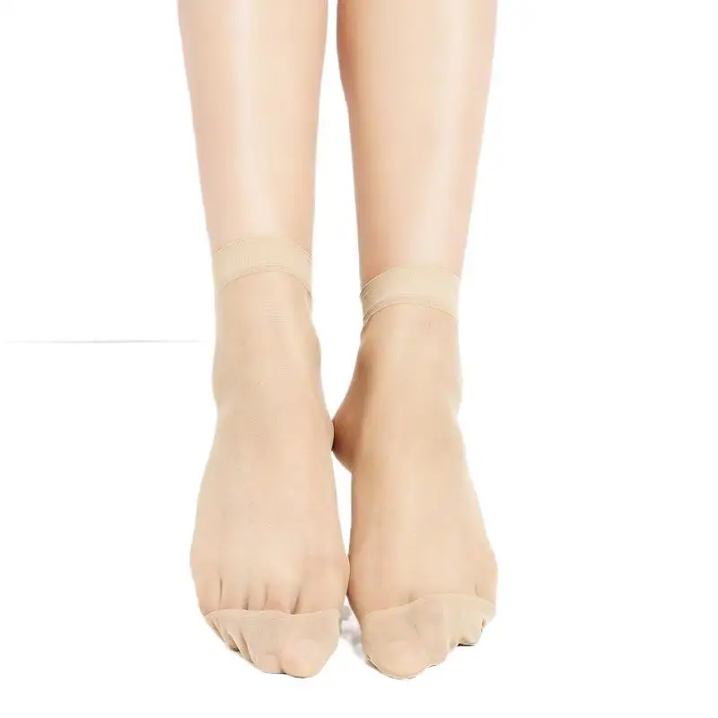 

Summer Women's Short Stockings Silky Transparent Crystal Stockings Pair of Invisible Socks Wholesale Sexy Stockings Women