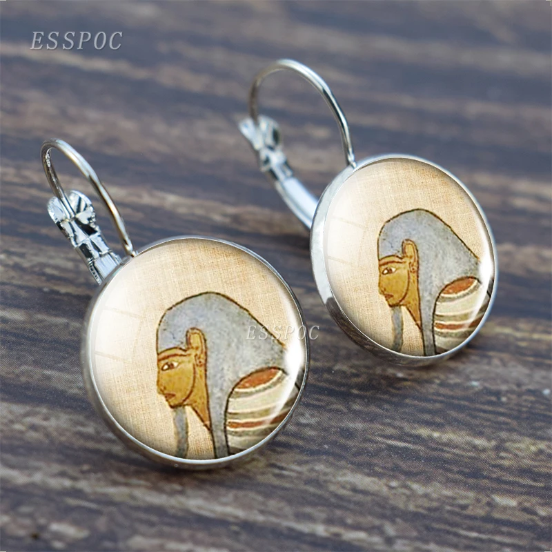 Египетский Анкх серьги гвоздики в форме пирамиды Фараона стиле древней египтной