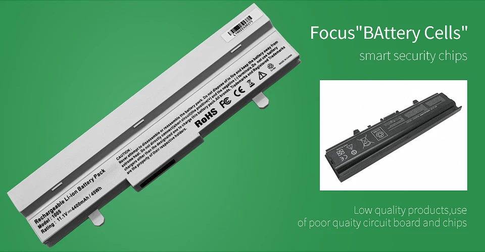 Apexway ноутбук Батарея белый 4400 мАч для Asus Eee PC AL31-1005 AL32-1005 ML32-1005 PL32-1005 1005 1001P 1001HA 1101HA