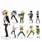 1 шт. новый аниме Katekyo Hitman реборн акриловая модель на подставке Sawada Tsunayoshi Gokudera Hayato Настольный Декор Фигурки игрушки