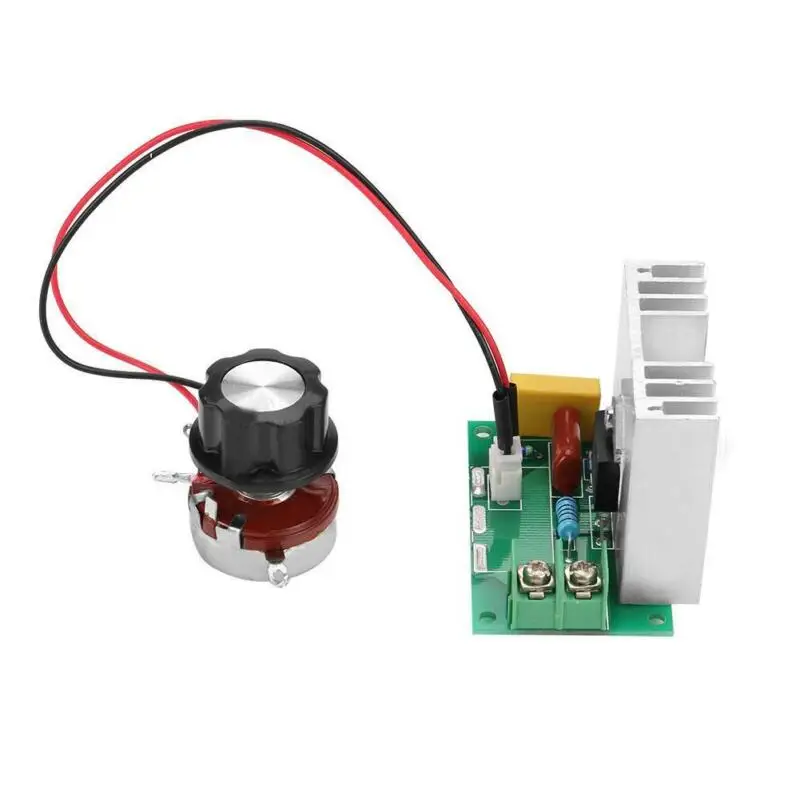

4000W 220V AC SCR Motor Speed Controller Module Voltage Durable Regulator Dimmer Motor Speed Controller