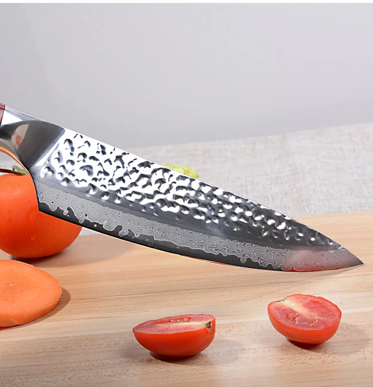 

Forged Kitchen Knife Cooking Kitchen Knife Slicing Knife Multi-purpose Hammered Kitchen Knife