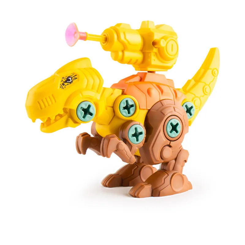 Гайка и винт комбинация разборки сборки игрушка динозавр строительный блок