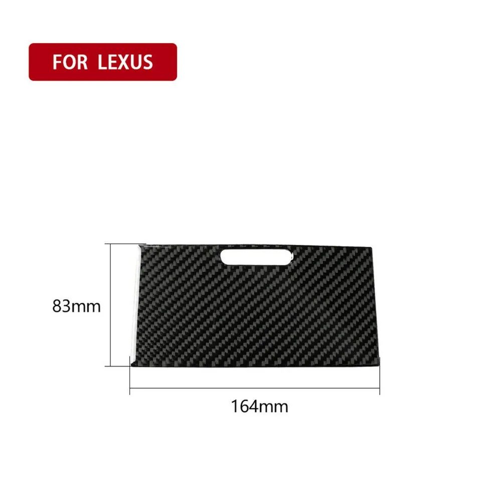 

Durable For Car Gear Shift Panel Console Gear Shift Black Carbon Fiber