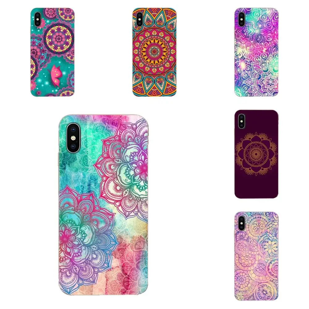 Цветочный дизайн в стиле мандалы для Xiao mi 3 4 4C 4i 5 5S 5X6 6X8 SE Pro Lite A1 Max x 2 Note