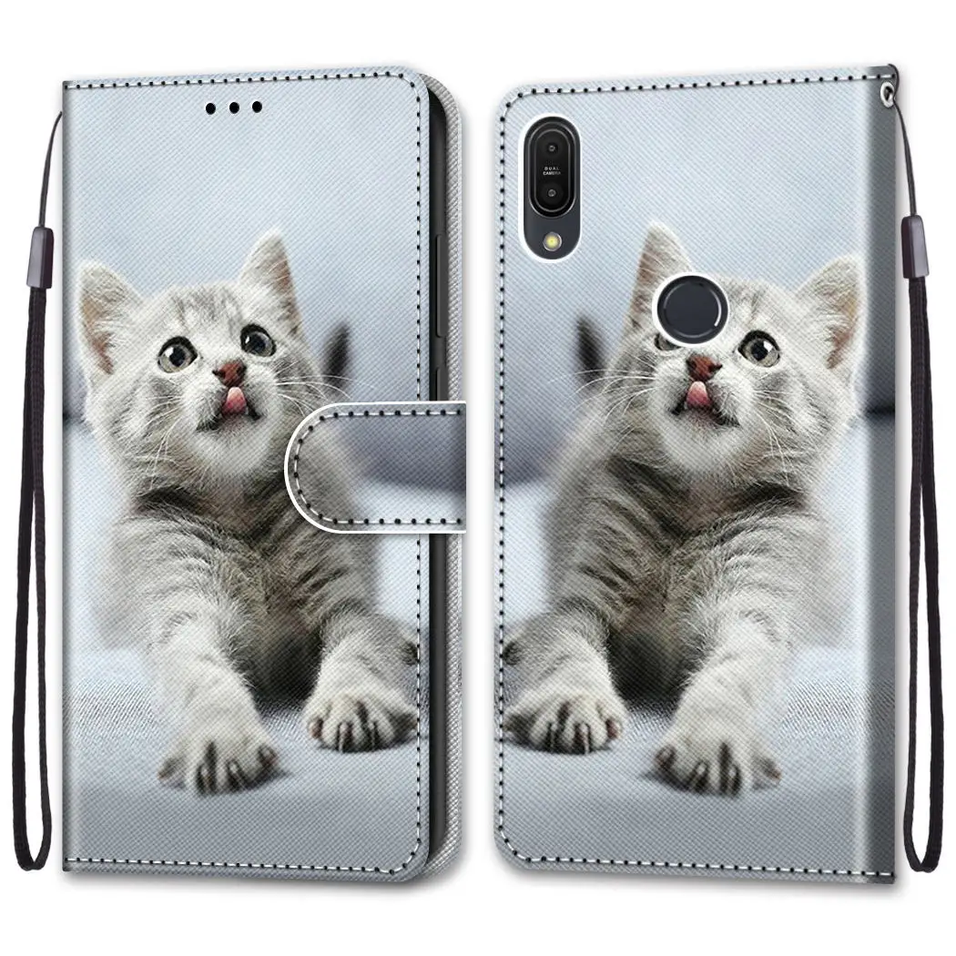 23 Флип-чехол для Asus Zenfone 3 Max ZC520TL 5 Lite ZC600KL Live(L1) ZA550KL Go ZB500KL кожаный чехол-бумажник с держателем для карт - Цвет: 23