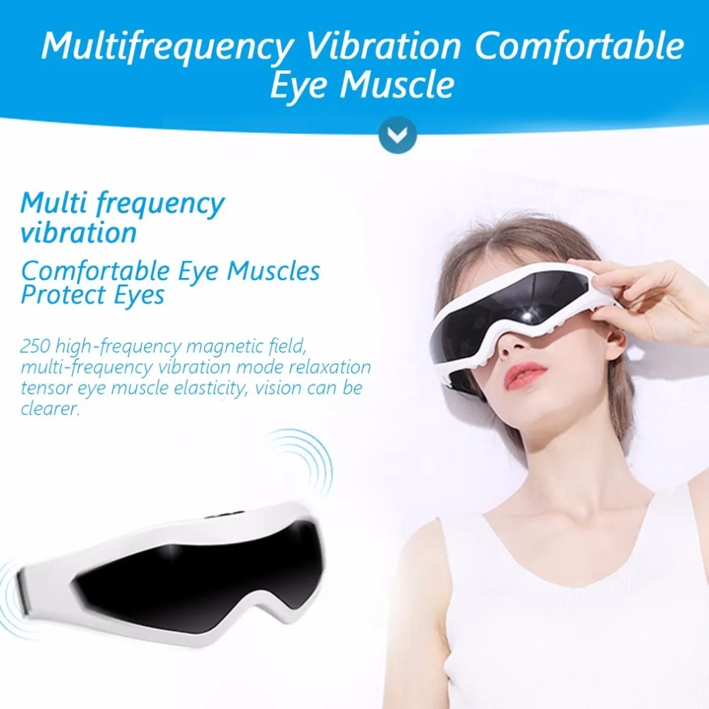 

Smart Airbag Vibration Eyes Massager Air Compression Electric Heated Massage Eyes Care Dark Circles Remove Massage Relaxation