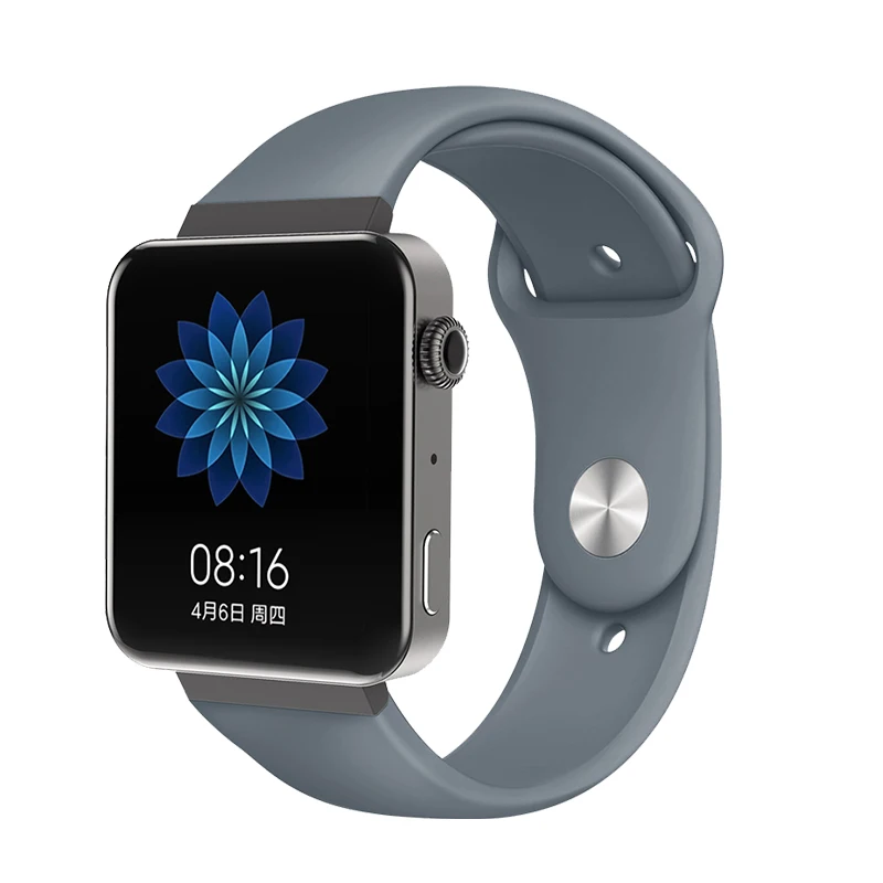 8077 Мягкий силиконовый ремешок для часов для xiaomi smart watch, новинка, сменный ремешок для mi watch, резиновый ремешок для часов, аксессуары - Цвет: 8077
