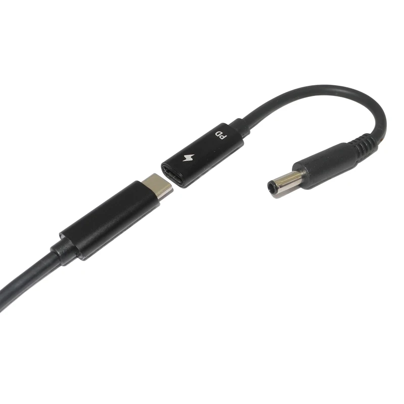 USB Type C адаптер питания для ноутбука Dell Inspiron 11 13 14 17 15 7000 5000 3000 до 4 5x3 0 мм штекерное