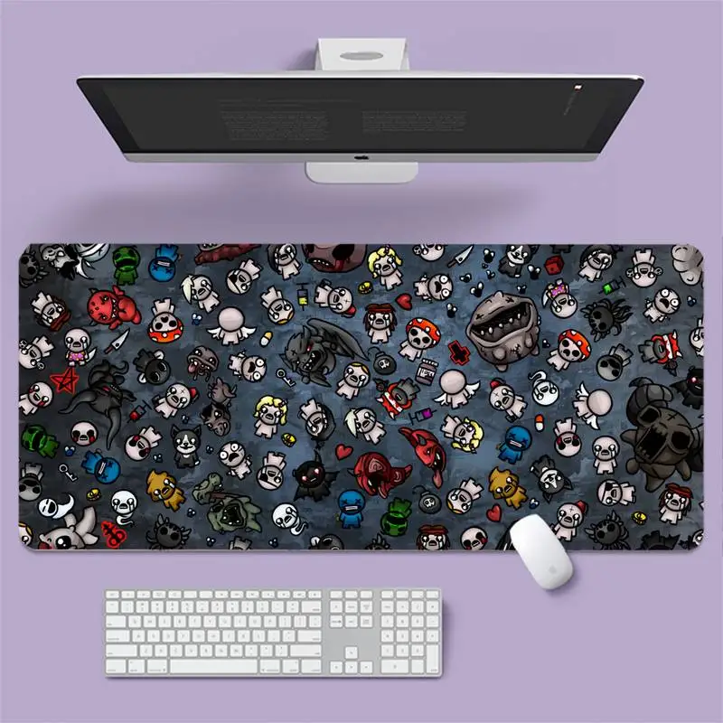 

Коврик для мышки с переплетением Исаака красивый для стиле аниме большой игровой ноутбук XL Нескользящий Резиновый Коврик для компьютерной ...