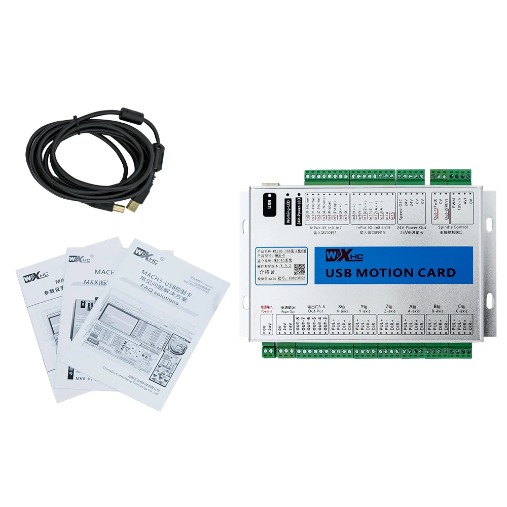 XHC 2000 кГц CE шпиндель скорость отзывы 5 го поколения mach3 usb CNC контроллер движения