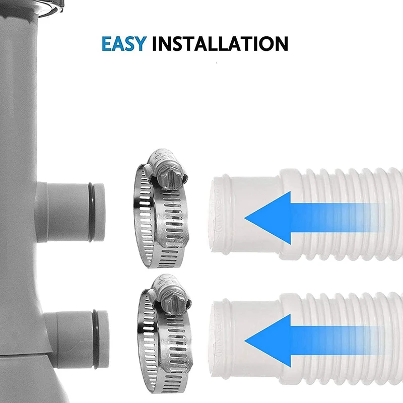 

NEW-Swimming Pool Replacement Hose,1.25 Inch Diameter and 59 Inch Long Filter Replacement Hose