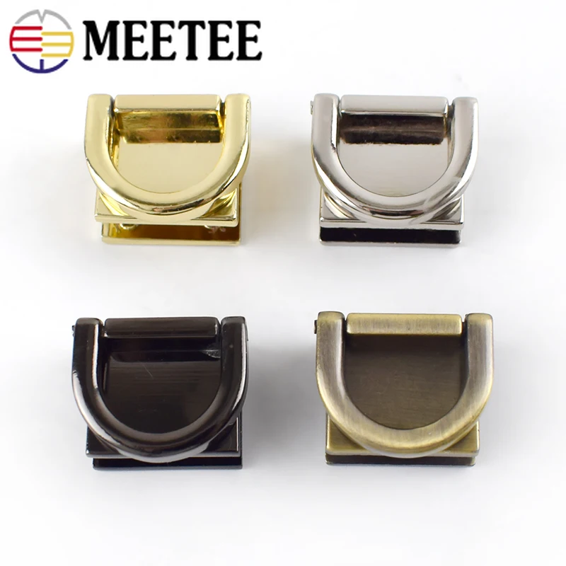 5/10 шт. Meetee сумка боковая вешалка сумки из натуральной кожи петля ремня пряжки