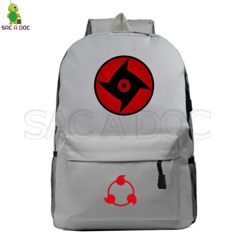11 Наруто Uchiha Clan Sasuke рюкзак школьные сумки для девочек-подростков мальчиков Sharingan Akatsuki рюкзак для ноутбука повседневный рюкзак для путешествий - Цвет: 11