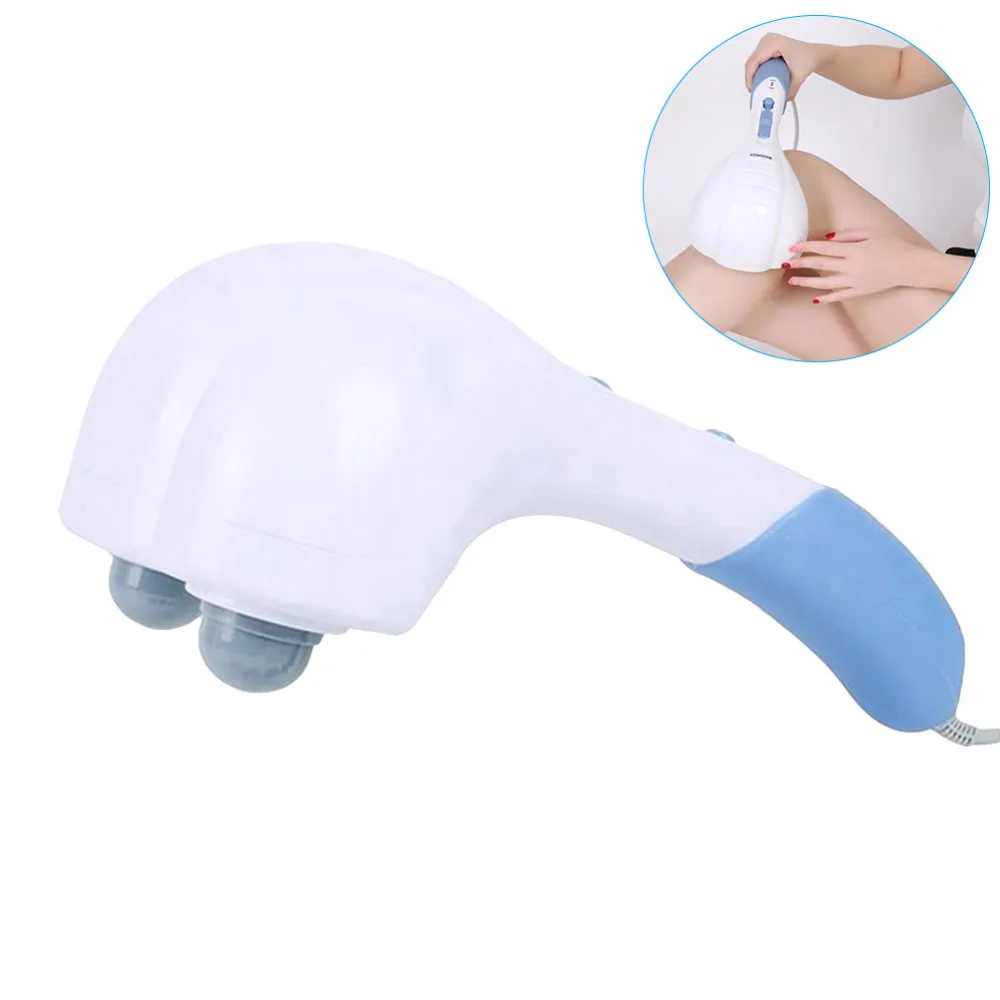 

Multifunctional Double Head Powerful Handheld Full Body Electric Percussion Plug (White)