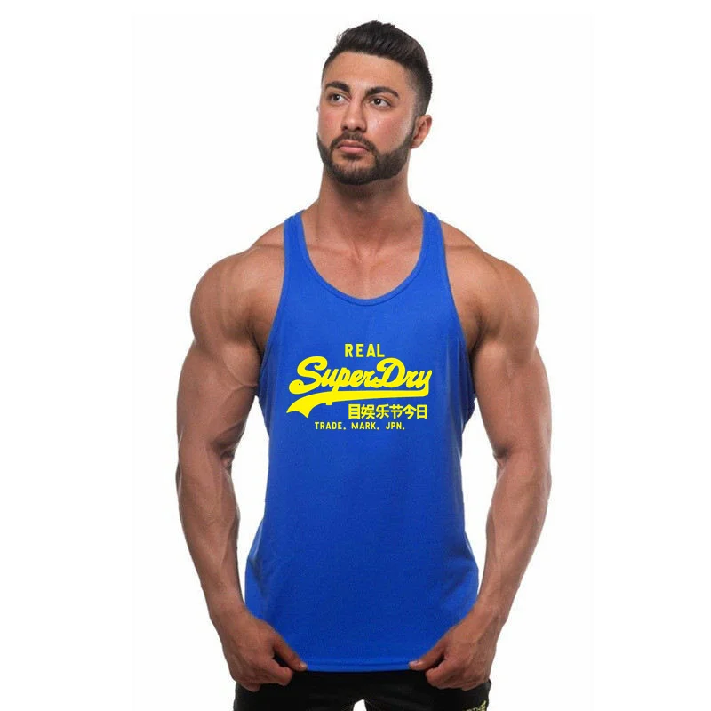 

Men's fashion vest gym fitness sports vest cotton sleeveless shirt summer casual clothing men's halter vest