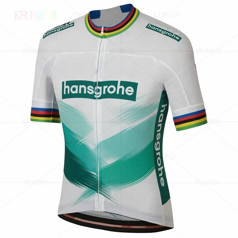 Для мужчин Boraful Hansgrohe Велоспорт Джерси Ropa Ciclismo короткий рукав дерьмо и шорты с