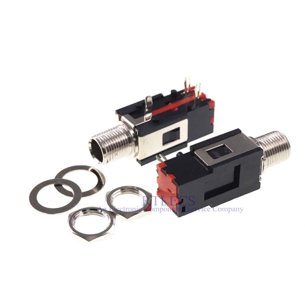2 шт. коннектор для наушников 1/4 дюйма 6 35 мм|connector 3|connector socketsocket connector |