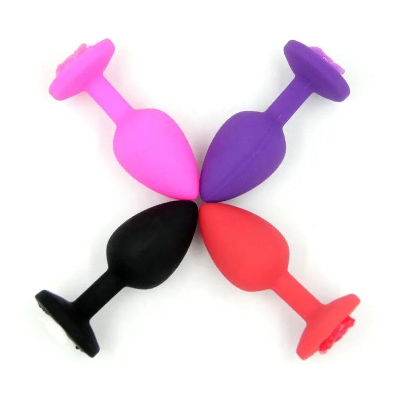 Силиконовые анальные пробки для стимуляции Анальная пробка начинающих мужчин