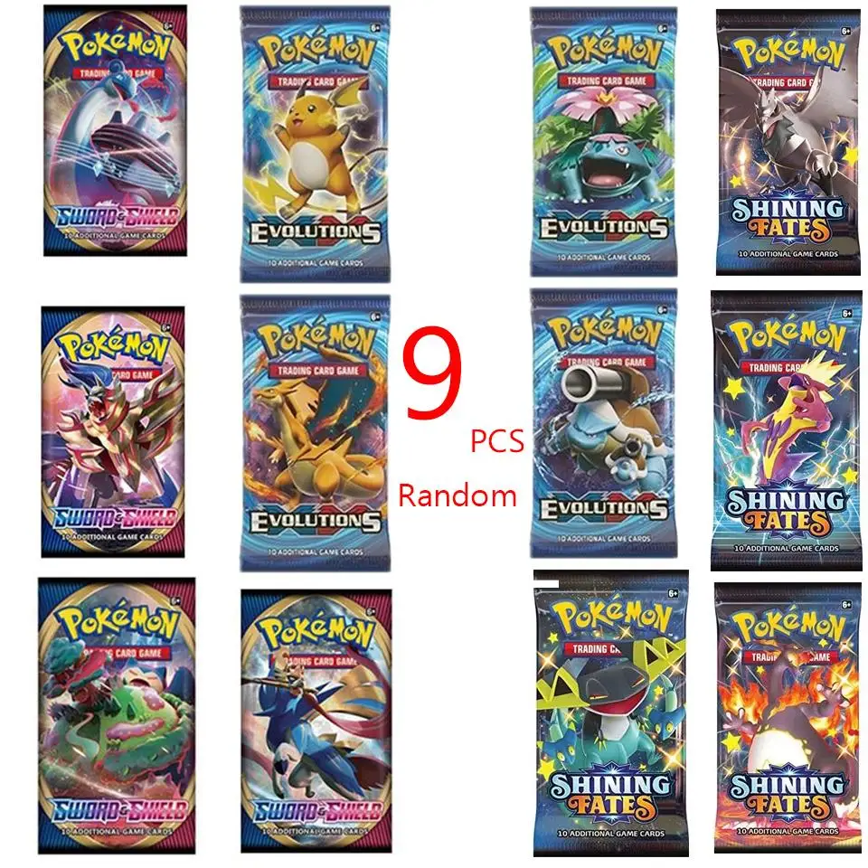 

New 54 PCS BOX SUN&MOON TEAM UP GX MEGA Pokemon Shining Card Game Battle Carte Trading Cards Game Children PokemonS Toys