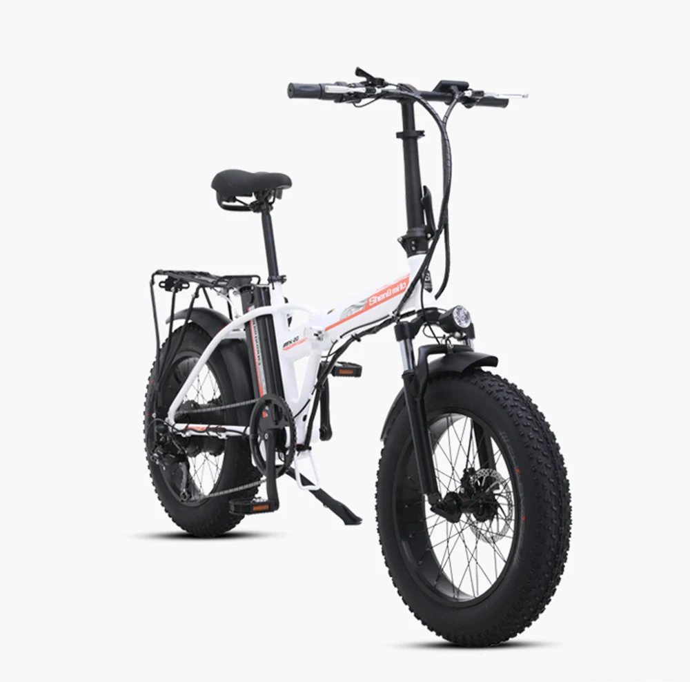 Электрический велосипед 20 дюймов Электрический Снежный велосипед e-bike 500 Вт высокоскоростной мотор e велосипед складной портативный Электрический велосипед