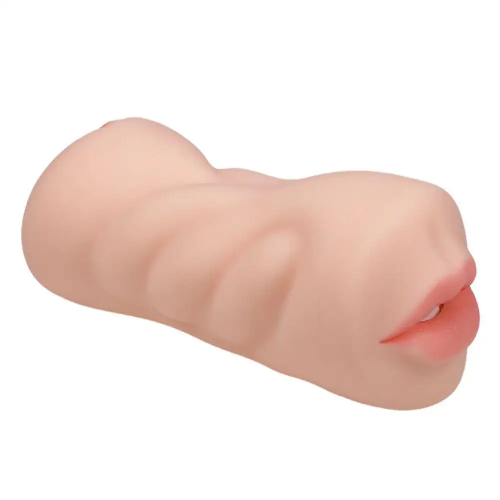 Реалистичная Вагина рот оральный силиконовый Мужской мастурбатор 3D Глубокая