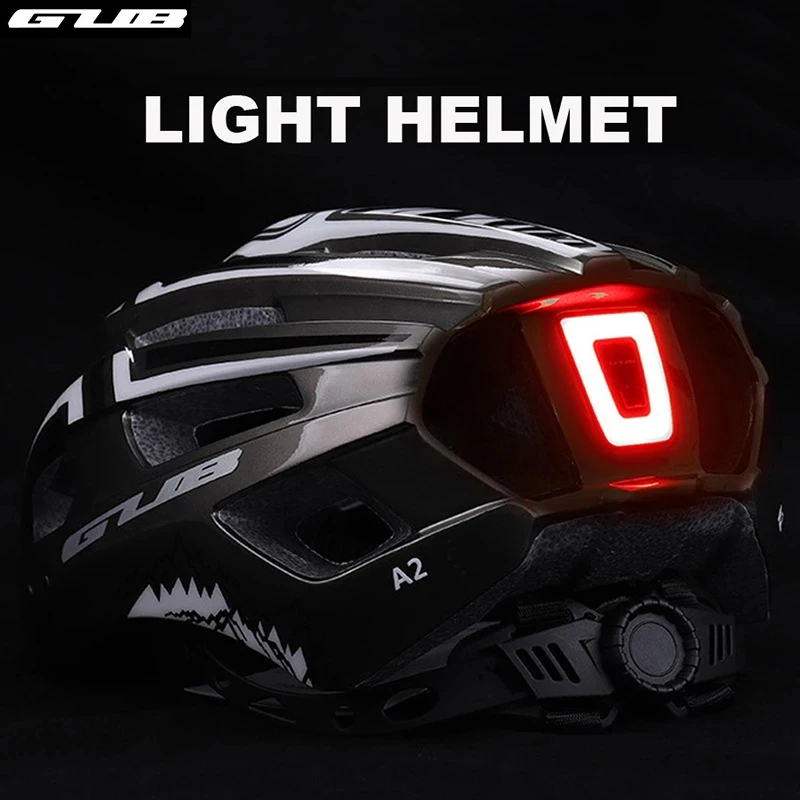 Велосипедный шлем Gub перезаряжаемый надежный с внутренней формой для горного и