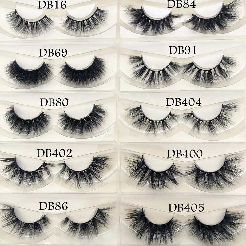 

Free shipping products high quality brand makeup 100% siberian mink eyelashes