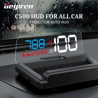 geyiren c500 auto obd2 gps hud head up display eobd windshield car speedometer projector digital car accessories for all car