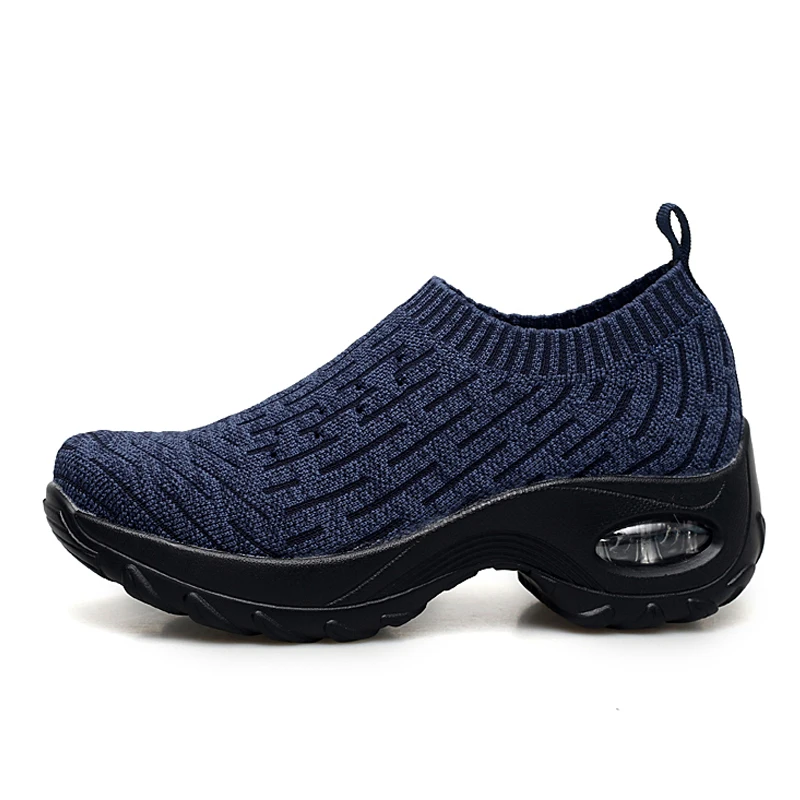 Женские летние дышащие кроссовки размера плюс 42 женские носки обувь для бега