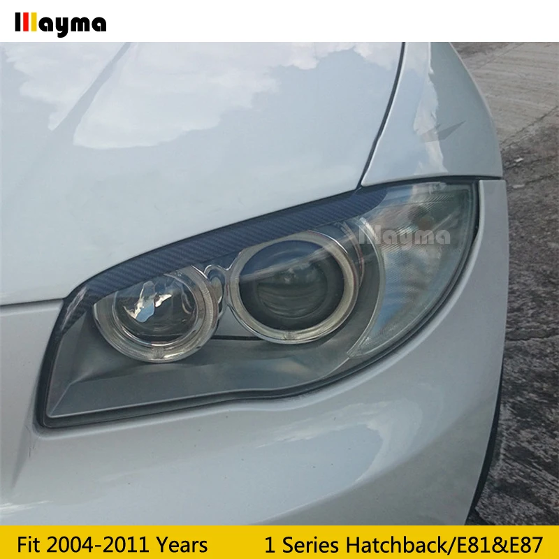 Автомобильные брови из углеродного волокна для BMW серий 1 хэтчбек E87 120i 130i 135i 2004 2011