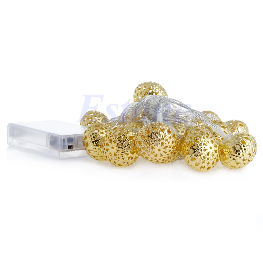 

2021 New 20 LED String Fairy Wedding Lights Lamp Xmas Party Garden Balls Decor