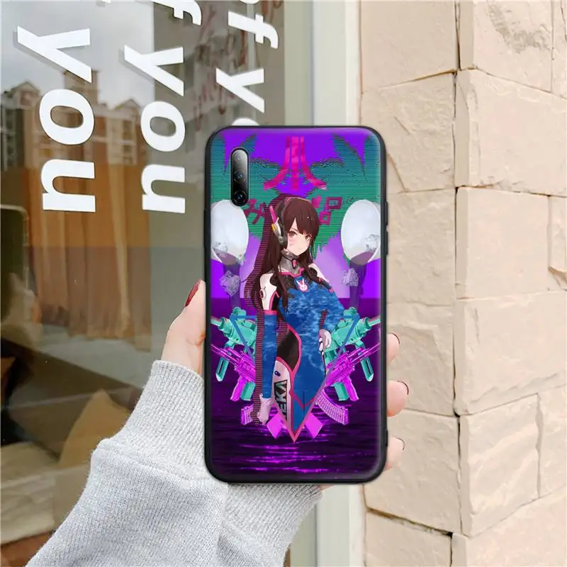 

Vaporwave Glitch Anime Phone Case for Samsung S6 S7 edge s8 s9 s10 S20 plus lite2019 2020 S10E Cover