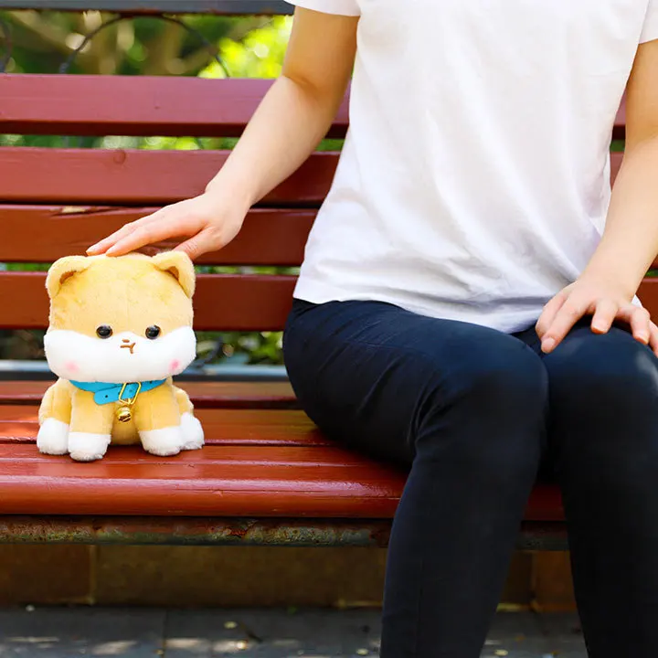 Cute Shiba Inu Dog Plush Toy Soft Kawaii Animal Cartoon Stuffed Animals Dolls Pendant for Kids Baby Children Girls Birthday Gift | Игрушки и