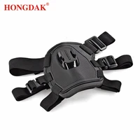 hongdak fetch dog pet harness chest strap belt mount for go pro gopro 10 9 8 7 6 5 hero action sports camera accessories