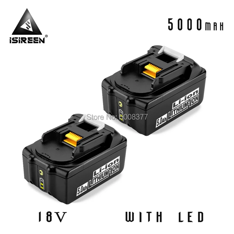 Литий-ионный аккумулятор BL1850 на 5000 мАч для Makita 18 в BL1830 BL1840 перезаряжаемая батарея