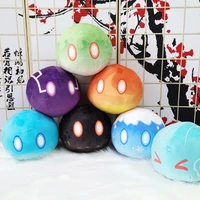 2021 new anime cartoon doll game genshin impact cosplay plush pillow project slime elements props toys kids holiday gifts xmas