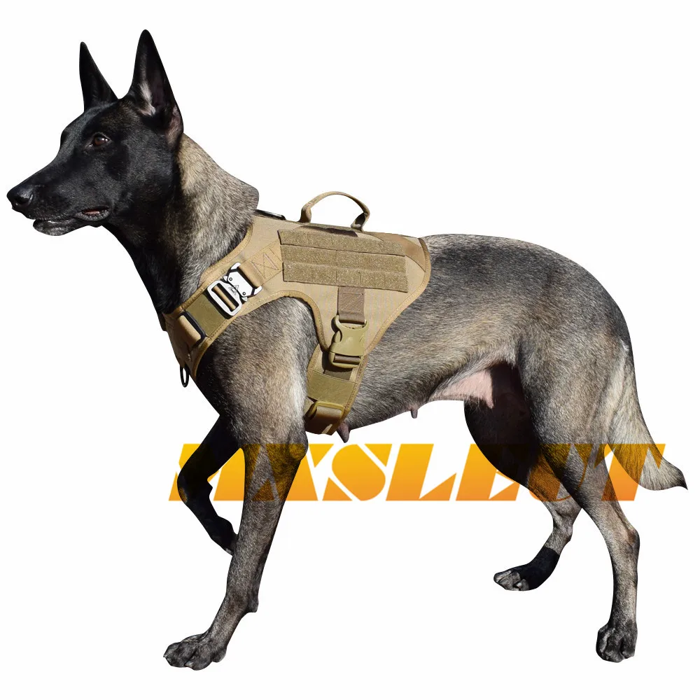 Тактический ошейник MXSLEUT K9 регулируемый размер для военных тренировок