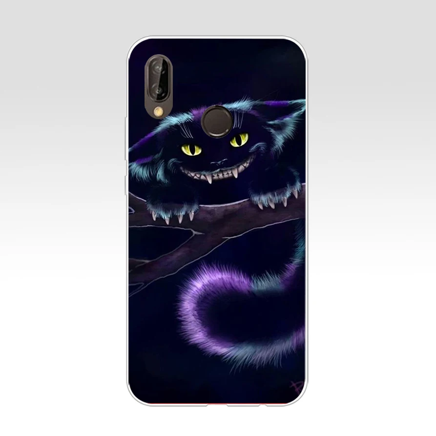 027FG маска Чеширского кота из Алисы в стране чудес мягкий силиконовый чехол ТПУ