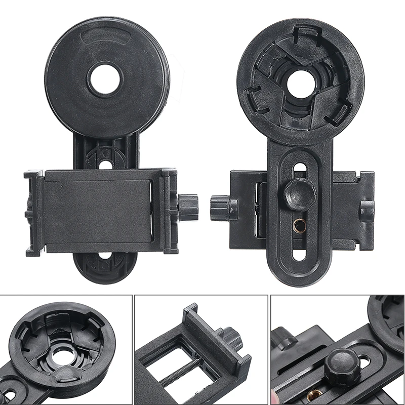 

Cell Phone Adapter Spring Clamp Mount Monocular Microscope Clamp Mount Adapter Bracket for Telescope Clip Stand Accessories