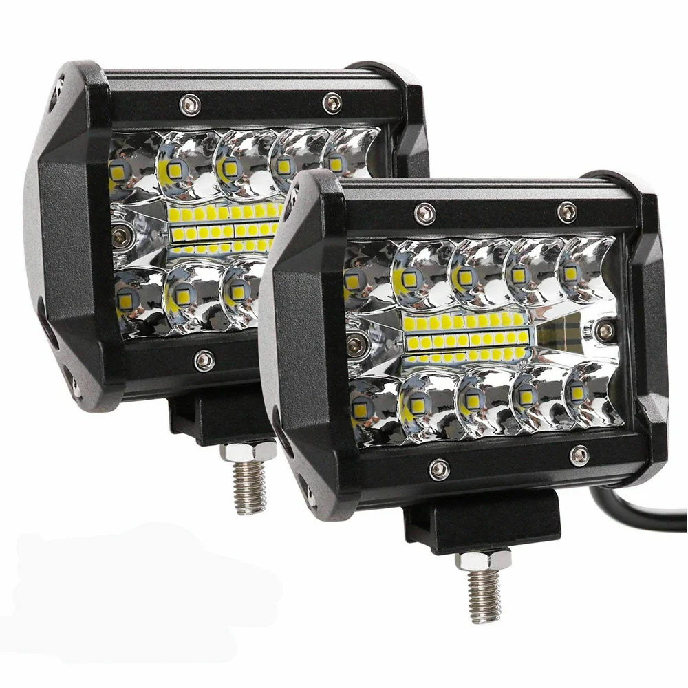 

Светодиодные фары рабочего света, 4 дюйма, 12-24 В, 6000 К, 2 шт.