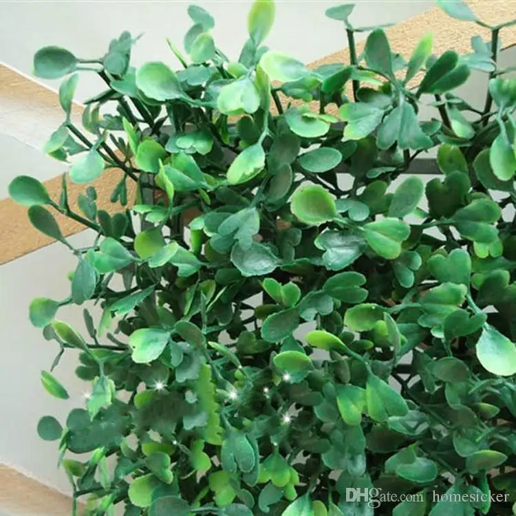 

10" Square Shape Artificial Encryption Plastic Grass Mat Simulation Fake Plant Lawn 25 X 25cm Turf For Home Garden Decorations