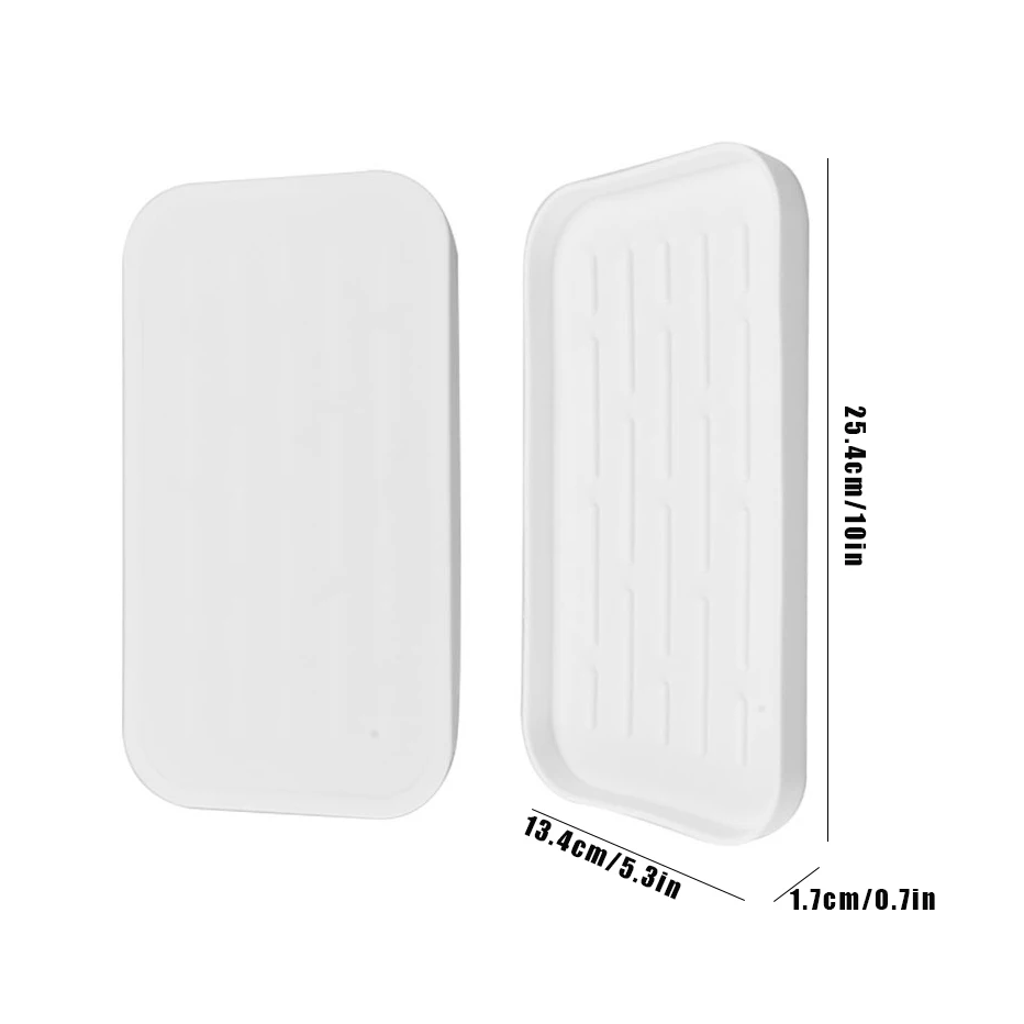 Силиконовый Лоток для слива раковины нескользящий губчатый диспенсер мыла и