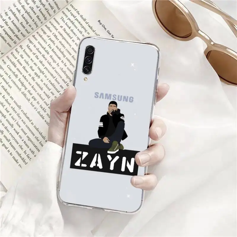 

fashion Zayn malik Aesthetic Phone Case Transparent for Samsung A71 S9 10 20 HUAWEI p30 40 honor 10i 8x xiaomi note 8 Pro 10t 11