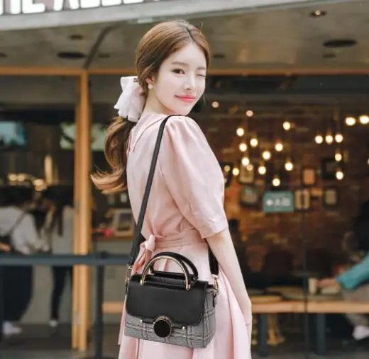 Новая упаковка Корейская Милая модная сумка стильная и элегантная через плечо