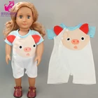 Наряд для куклы, синяя рубашка подходит для куклы 43 см, милая кукла для куклы 18 дюймов, Одежда для куклы, детские подарки