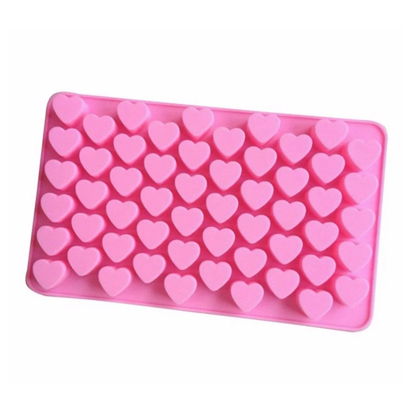 Симпатичные 55 в стиле сотового сердца силиконовые шоколадные ледяные конфеты